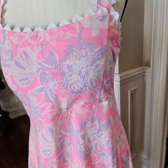 NWT Dwyer Midi Dress Color: Rousseau Pink Zen Sz M - Picture 9 of 11